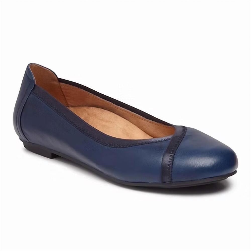 NEW VIONIC women's caroll flats in navy